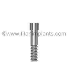 Nobel Biocare-compatible Tri-Lobe / Tri-Channel Titanium Screw by Titan Implants