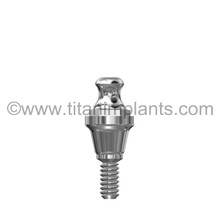 Astra Tech-compatible 4.0mm Osseospeed TX Ball Head Abutment by Titan Implants