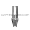 Astra Tech Compatible 4.5/5.0mm Diameter Internal Connection Straight Implant Abutment With Titanium Screw (A-4-5SLIAF)