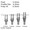 Bicon-compatible 2.0mm Post Shouldered Abutment — close-up view — Titan Implants
