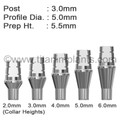 Bicon-compatible 3.0mm Post Shouldered Abutment — additional image — Titan Implants