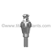 Astra Tech-compatible 5.0mm Osseospeed TX Ball Head Abutment by Titan Implants