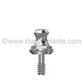 Nobel Biocare External Connection Compatible Narrow Platform (NP) Ball Head Abutments With Metal Housing And Two Rubber O-Rings (NB-3EBHA)