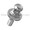 Nobel Biocare-compatible External Hex Ball Head Abutment — angled view — Titan Implants