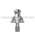 BioHorizons External Hex Compatible 5.0mm Platform Diameter Ball Head Abutments With Metal Housing And Two Rubber O-Rings (BH-5EBHA)