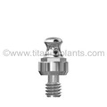 STERI-OSS-compatible 3.8mm Ball Head Abutment by Titan Implants