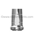 Centerpulse Taper-Lock External Hex Compatible 4.1mm Platform Straight Locking Implant Abutment Flat with Ti. screw (Profile Diameter: 6.0mm) (P-4SLIAF-SD)