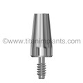 Centerpulse-compatible 4.1mm External Hex Post Abutment by Titan Implants