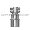 Core-Vent Compatible Tapered Abutment Collar Direct Transfer with Open Tray Screw (P-45TAIC)