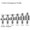 BioHorizons-compatible 4.0mm External Hex Ball Head Abutment — complete set view — Titan Implants