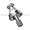 Innova-Corp-compatible 5.0mm External Hex Ball Head Abutment — angled view — Titan Implants