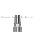 Swiss Implants, Inc. compatible 4.0mm Hex Top Compatible External Hex Simple Step Abutments With Titanium Screw (T-4ESA-SI)