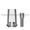 ZimVie / Biomet 3i-compatible 4.1mm External Hex Straight Locking Abutment — with titanium screw — Titan Implants