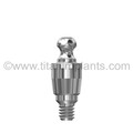 Innova-Corp-compatible 4.8mm Endopore Ball Head Abutment by Titan Implants