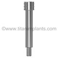 Tapered Abutment  Temporary Sleeve Long Screw (with knurl) (R-45TAS)