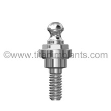 Paragon-compatible 4.5mm Ball Head Abutment by Titan Implants