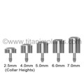 5.0mm emergence profile: wider healing abutment for premolars and molars requiring broader emergence, supporting healthy gingival architecture around larger crowns.