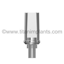 STERI-OSS-compatible 3.5mm Tri-Lobe / Tri-Channel Straight Locking Abutment by Titan Implants