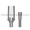 STERI-OSS-compatible 3.5mm Tri-Lobe / Tri-Channel Straight Locking Abutment — with titanium screw — Titan Implants