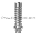 STERI-OSS-compatible 4.3mm Tri-Lobe / Tri-Channel Temporary Abutment by Titan Implants
