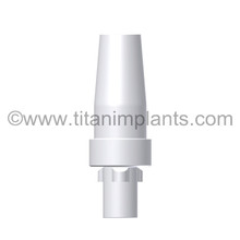 STERI-OSS-compatible 4.3mm Tri-Lobe / Tri-Channel UCLA Plastic Sleeve by Titan Implants