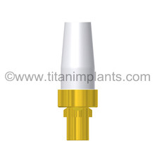 STERI-OSS-compatible 4.3mm Tri-Lobe / Tri-Channel UCLA Plastic Sleeve by Titan Implants
