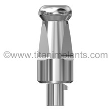STERI-OSS-compatible 5.0mm Tri-Lobe / Tri-Channel Impression Coping by Titan Implants