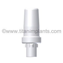 STERI-OSS-compatible 5.0mm Tri-Lobe / Tri-Channel UCLA Plastic Sleeve by Titan Implants