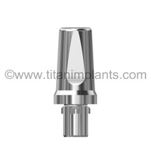 STERI-OSS-compatible 5.0mm Tri-Lobe / Tri-Channel Straight Locking Abutment by Titan Implants