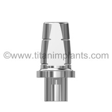 STERI-OSS-compatible 6.0mm Tri-Lobe / Tri-Channel Straight Locking Abutment by Titan Implants