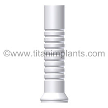STERI-OSS-compatible 4.5mm External Hex UCLA Plastic Sleeve by Titan Implants