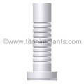 Steri-Oss HL-Series/Replace External Hex Compatible 6.0mm UCLA Plastic Sleeve with Titanium Screw (S-6PS)