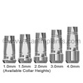 Nobel Biocare-compatible External Hex Straight Locking Abutment — complete set view — Titan Implants