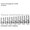 Nobel Biocare-compatible External Hex Straight Locking Abutment — complete set view — Titan Implants
