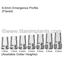 Nobel Biocare-compatible External Hex Straight Locking Abutment — complete set view — Titan Implants
