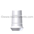 STERI-OSS-compatible 4.3mm External Hex UCLA Plastic Sleeve by Titan Implants