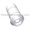STERI-OSS-compatible 4.3mm External Hex UCLA Plastic Sleeve — angled view — Titan Implants
