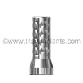Steri-Oss Replace External Hex Compatible 4.3mm Non-Engaging Temporary Abutment with Titanium Screw (S-SR5-43TANH)