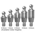 Straumann-compatible 4.8mm Tissue Level / SynOcta Ball Head Abutment — complete set view — Titan Implants