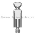 Swiss Implants-compatible 3.8mm Non-Hexed Flat-Top Impression Coping by Titan Implants