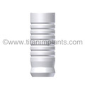 Swiss Implants-compatible 3.8mm Non-Hexed Flat-Top UCLA Plastic Sleeve by Titan Implants
