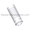 Swiss Implants-compatible 3.8mm Non-Hexed Flat-Top UCLA Plastic Sleeve — angled view — Titan Implants