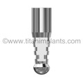 Swiss Implants-compatible 3.8mm Non-Hexed Flat-Top Implant Analog by Titan Implants
