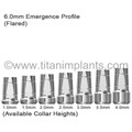 BioHorizons-compatible 5.0mm External Hex Straight Locking Abutment — complete set view — Titan Implants