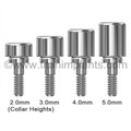 Dentsply Friadent-compatible 3.8mm Healing Abutment — complete set view — Titan Implants