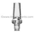 Friadent XiVE Compatible 3.8mm Diameter Straight Locking Implant Abutment with Titanium screw (F-3.8SLIAF)