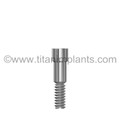 Friadent XiVE Compatible 3.8mm Diameter Implant Abutment Titanium screw (F-38ITS) To Be Used with Titan Design Abutment 