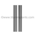 Calcitek External Spline Compatible 3.75/4.0mm Implant Titanium Bar Post with Ti. screw (C-38CA-12)