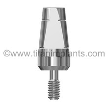 Calcitek-compatible 4.0mm Spline (Calcitek) Post Abutment by Titan Implants