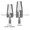 Calcitek-compatible 4.0mm Spline (Calcitek) Post Abutment — complete set view — Titan Implants